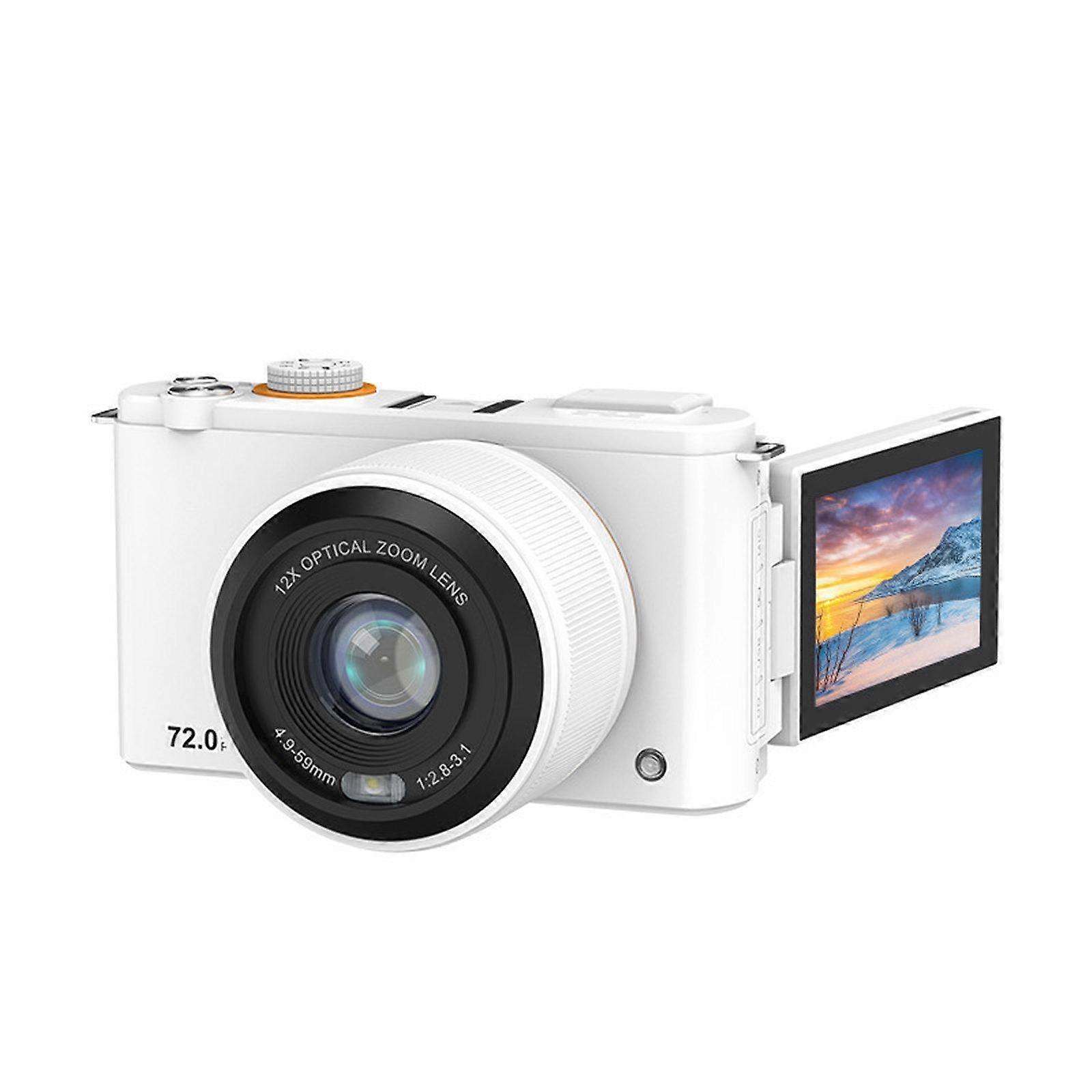 4K 72MP 12X Optical Zoom Digital Camera