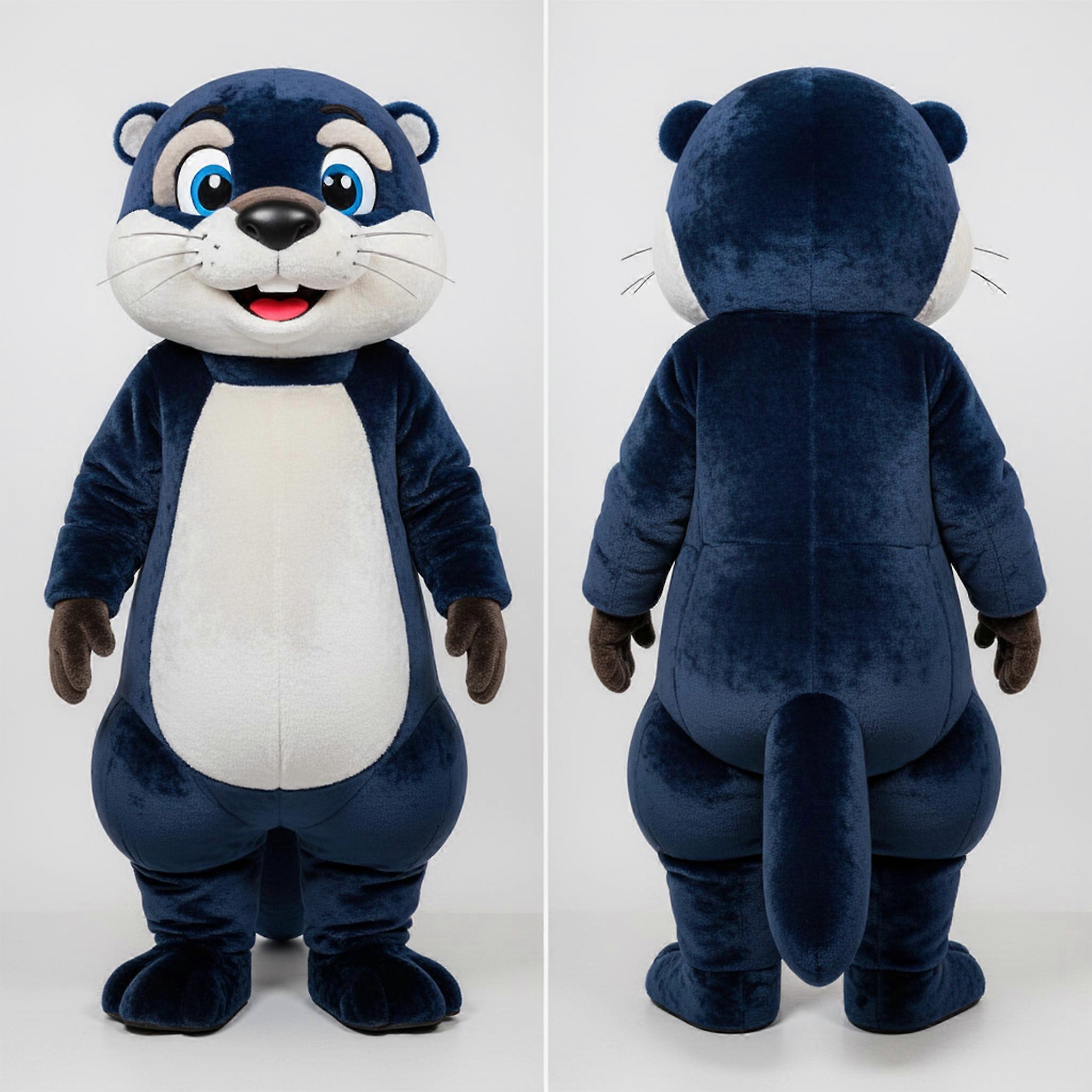 MASTICOT Navy Playful Otter Mascot