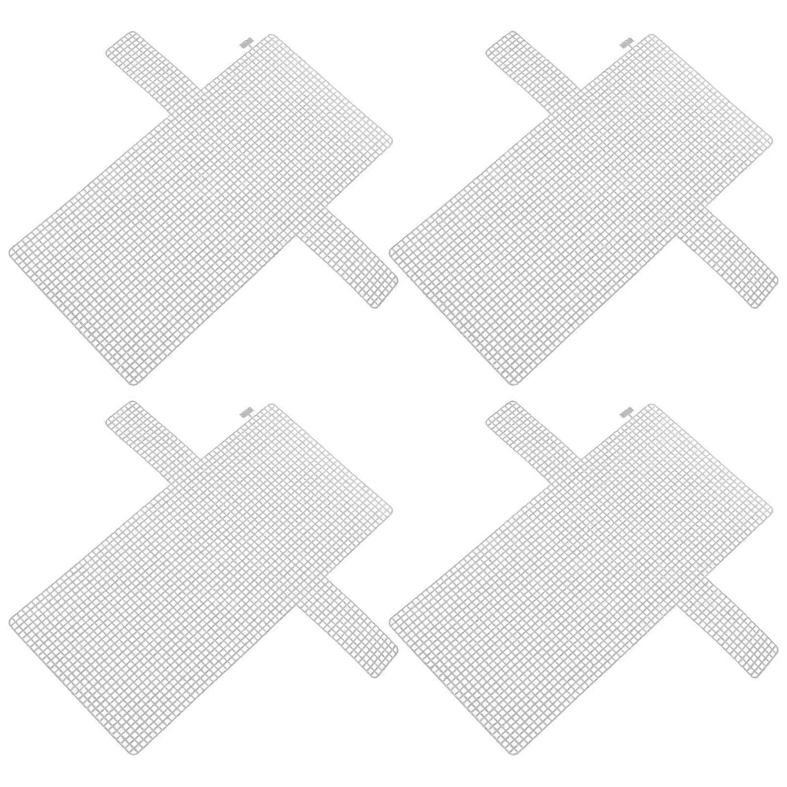 Woven Plastic Mesh Sheets for DIY Bag Making 8Pcs Set