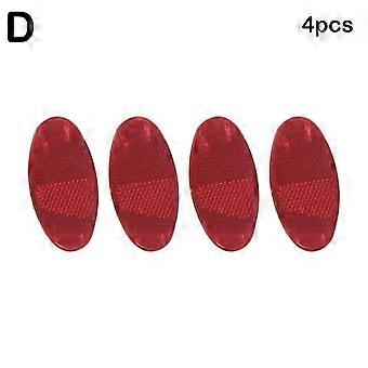 Fietsonderdelen 4 stuks reflectoren fietsverlichting veiligheidswaarschuwingslicht fietswiel spaakaccessoires fiets reflecteren reflector velg reflecterend s4U4