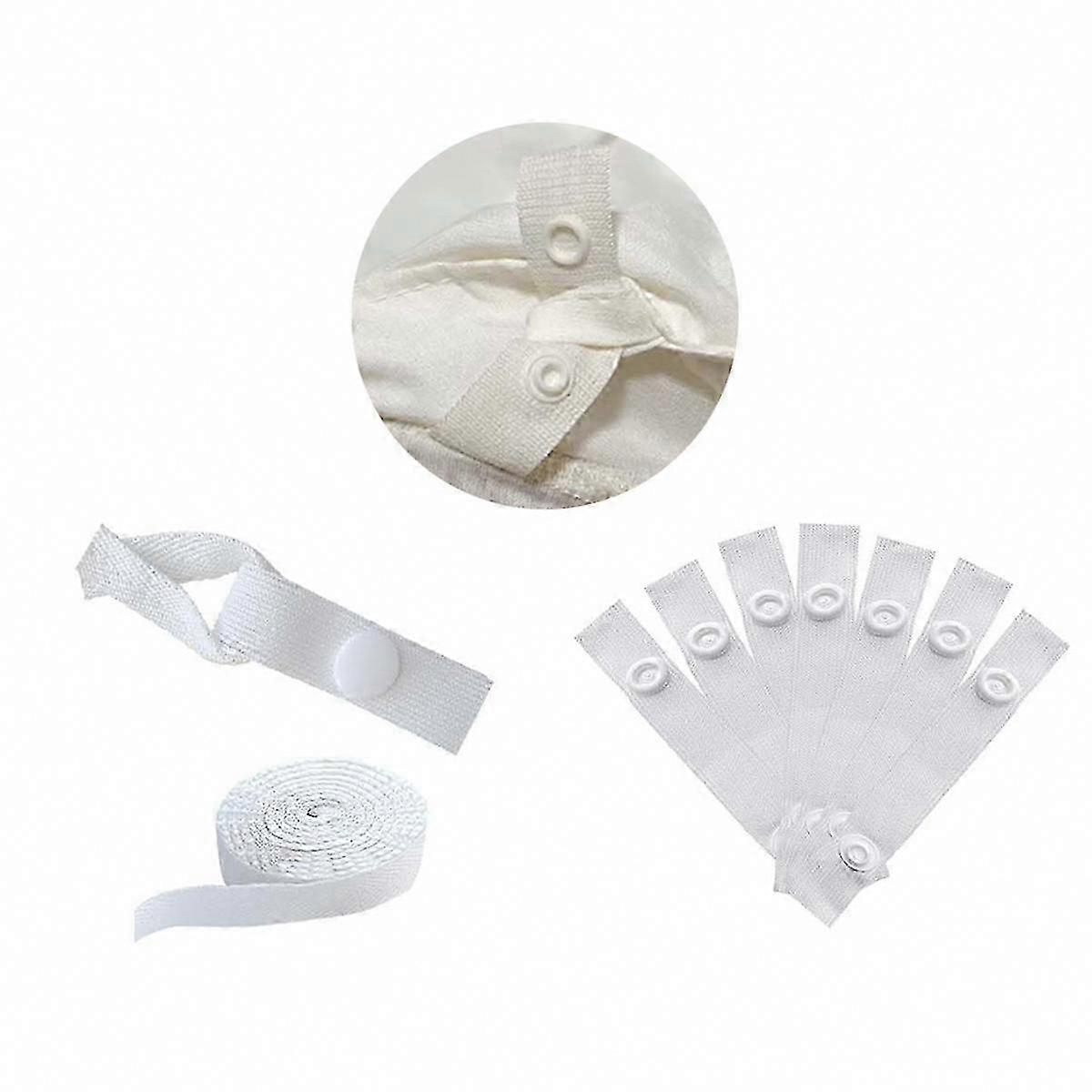 Hold Comforter Inside with Duvet Snaps & Clips Fasteners
