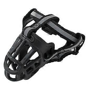 26-27 Pet Dog Muzzle Breathable Hollow-carved Design Adjustable 360 Degree Anti-bite Dog Muzzle Movable 26-27