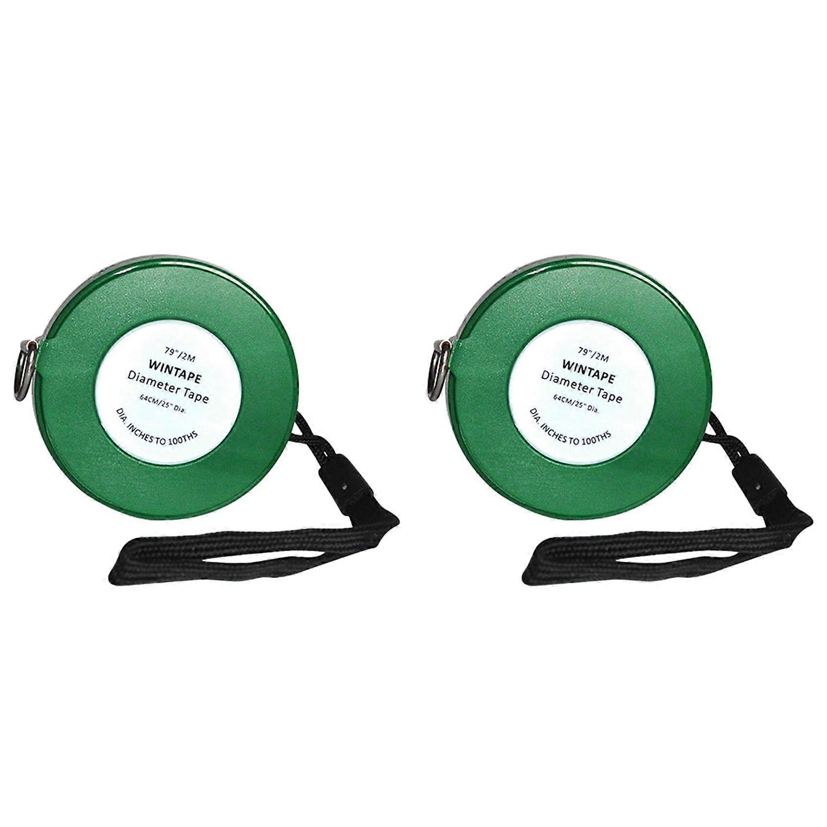 2X Professional Pipe Tape Measure for Diameter and Circumference, Compact Measuring Tool for Cylindrical Objects