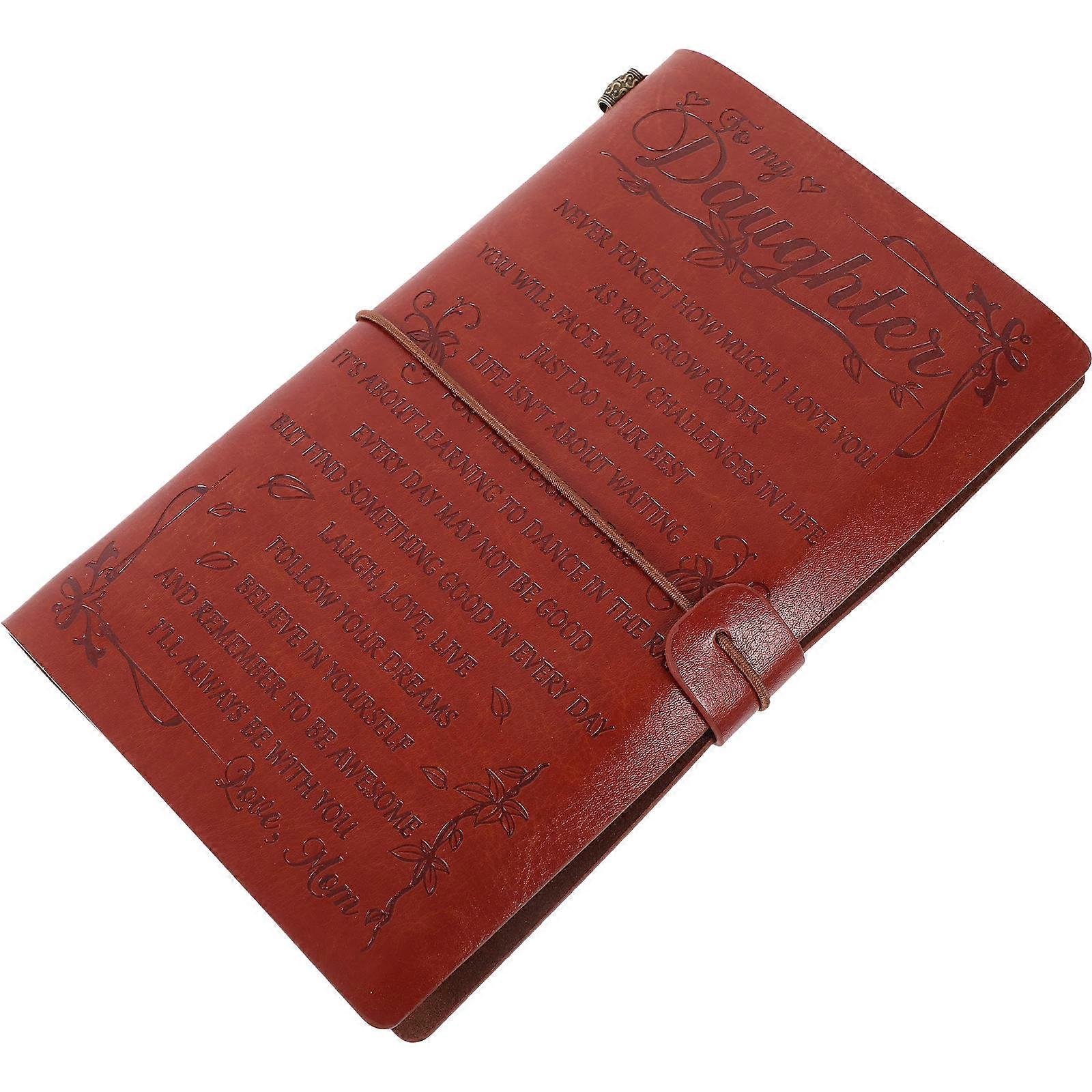 Brown Schedule Planner Notepad for Office Use Notebook