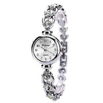 Alloy Bracelet Watch - Quartz Movement Shiny Accents for Women - Elegant premium