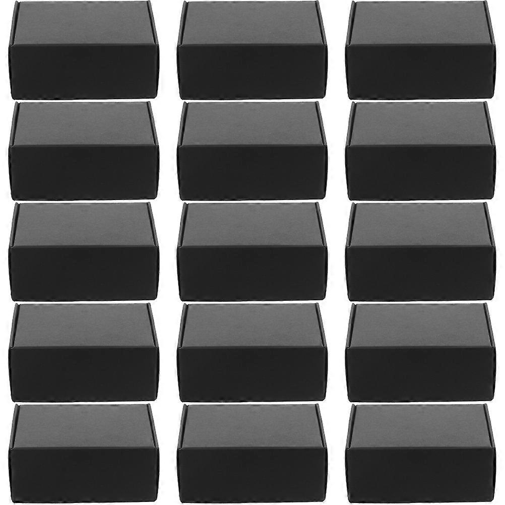 Black Paper Wrapping Boxes for Storage 15Pcs Mailing Packing Boxes