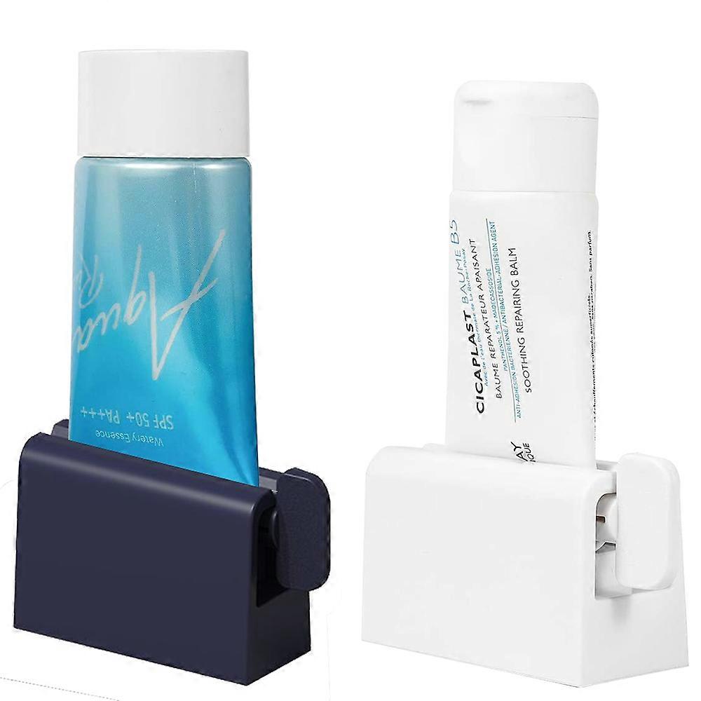 Space-Saving Rolling Tube Toothpaste Stand