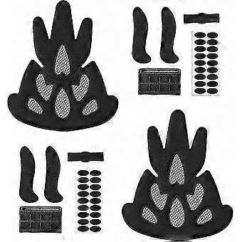 Helmet Replacement for Bicycle and Motorcycle Cycling 2 Sets Universal Foam Pads Accessories