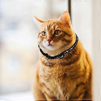Pet Collar Adjustable for 3Pcs Kitten Neck Decors with Bells