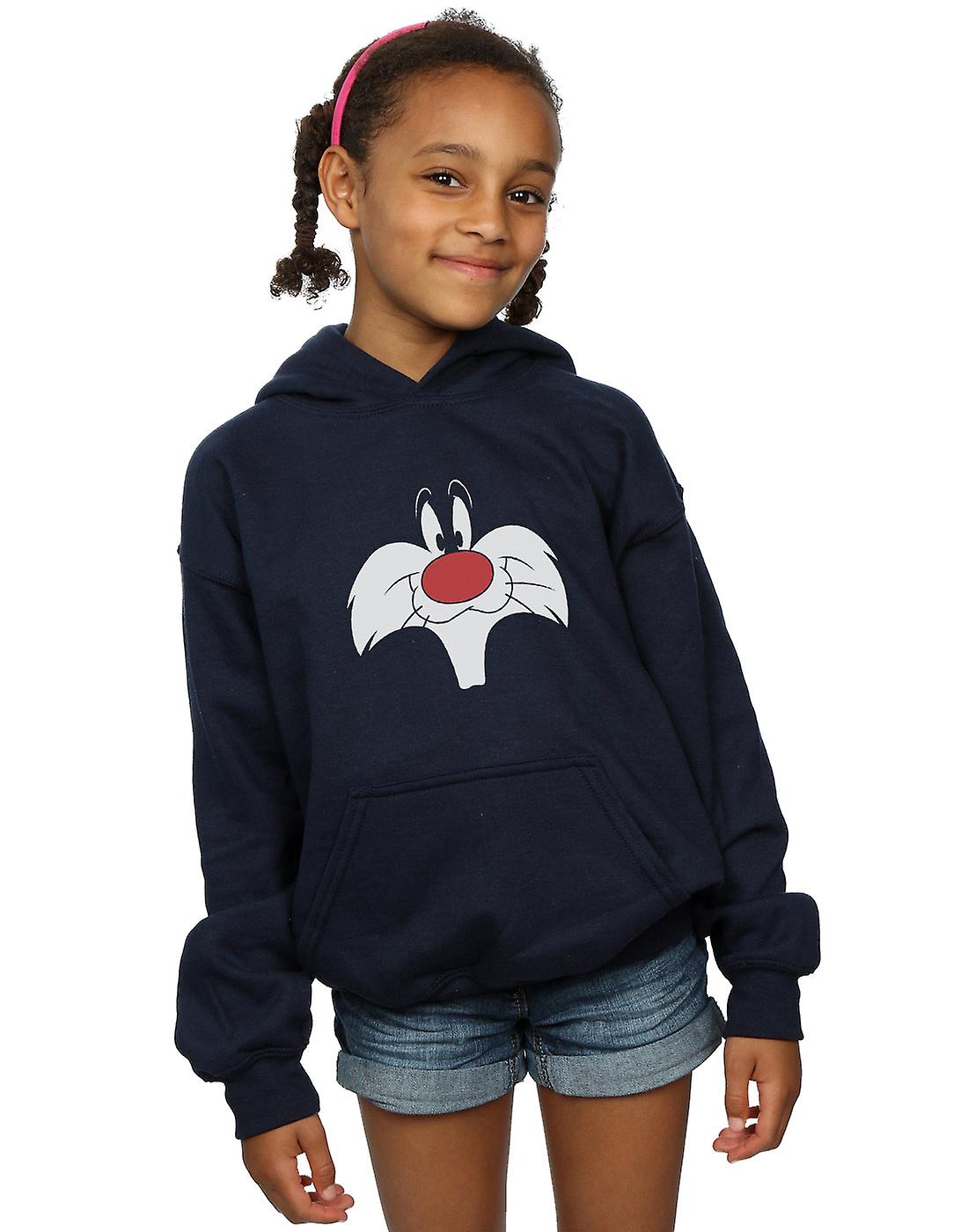 Looney Tunes jenter Sylvester Big Face Hettegenser