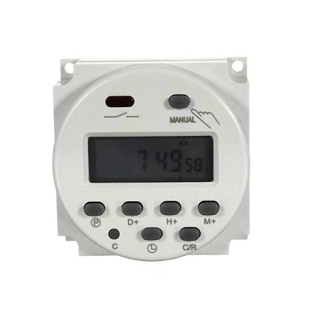 12V LCD Digital Microcomputer Control Power Timer Switch Time Relay Panel Mount