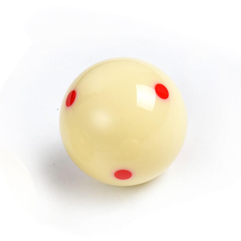 Billards Ball, Snooker Practice Ball Resin Cue Pool Ball With Reddots For Snooker Training And Games1pcsred And White