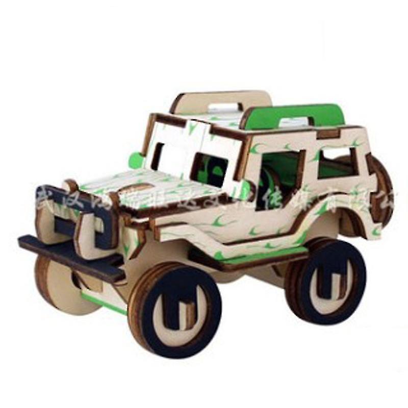 Puzzle modello in legno 3d per bambini Puzzle in legno Giocattoli fai-da-da-fi Set regalo Modello Kit di costruzione Woodcraft