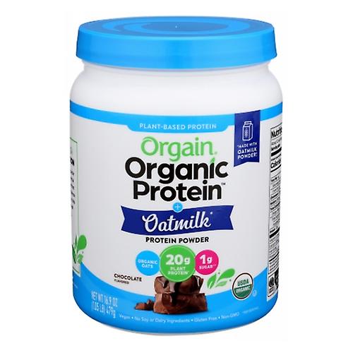 Orgain Protein Oatmilk Plant Based Chocolate, 16.9 Oz (Pack of 1)