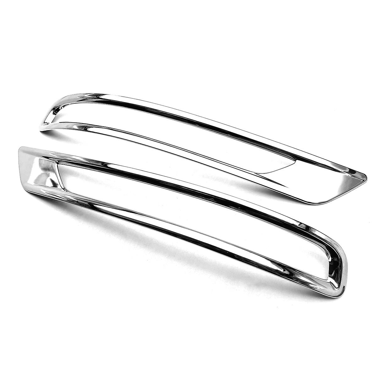 For 2022 Chrome Rear Bumper Fog Light Lamp Cover Trim Decoration Accessories