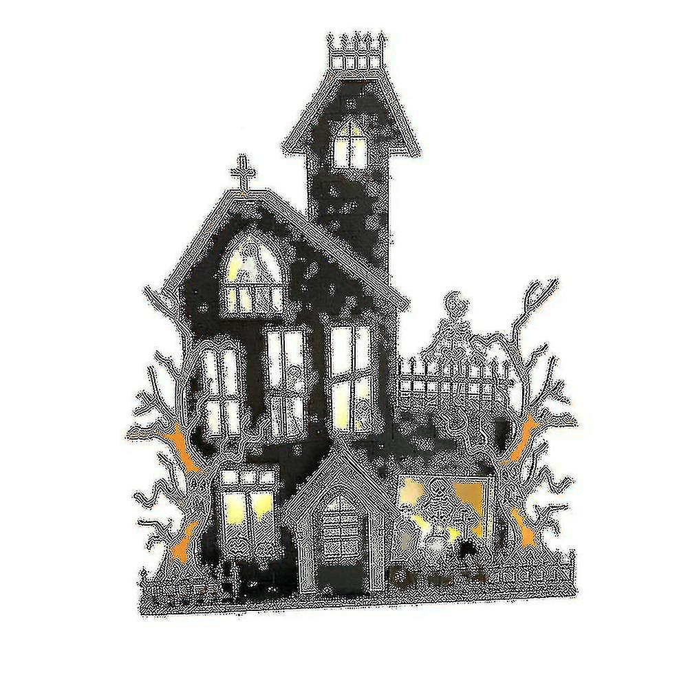 Halloween Table Decorations Ghost Table Centerpieces Sign With Light