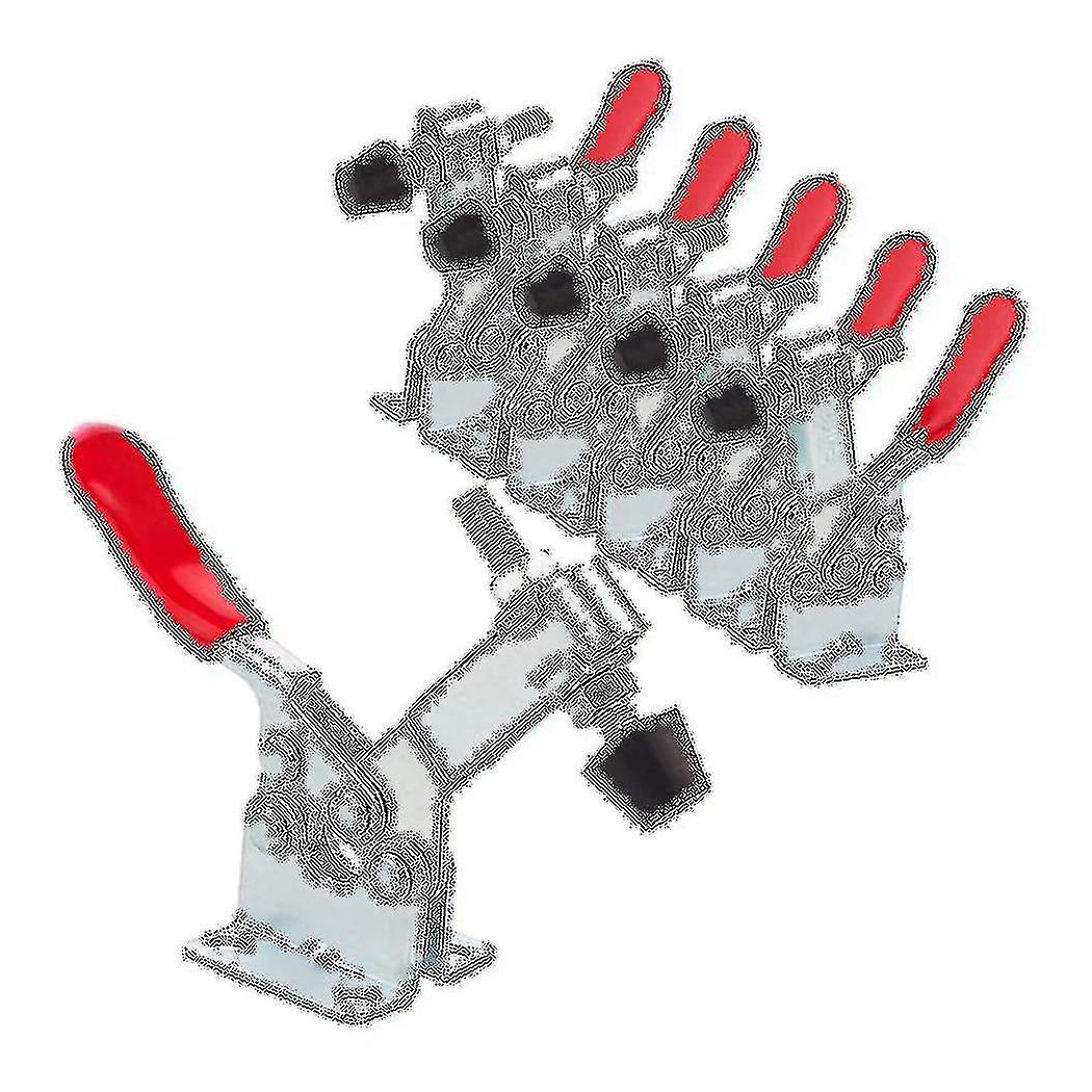 6pcs Toggle Clamp Gh-201b Quick Release Tool Horizontal Clamps