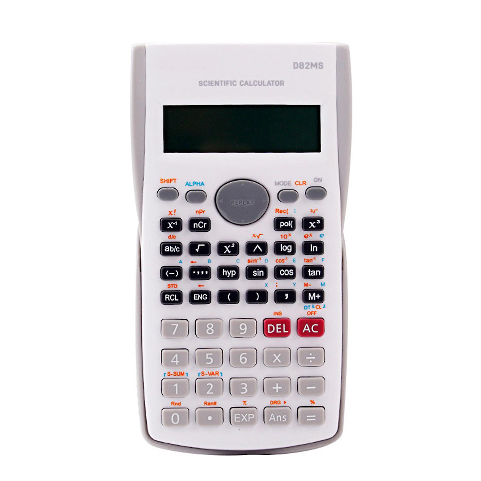 Back to School Supplies Scientific Calculator Two Line Display Fraction Calculation Automatic Shutdown 12 Bit Function Calculator for Students