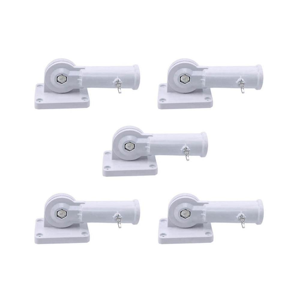 Wall Flag Pole Plastic Wall Mount Bracket For Flag Diameter Windsock Base Practical Brand New
