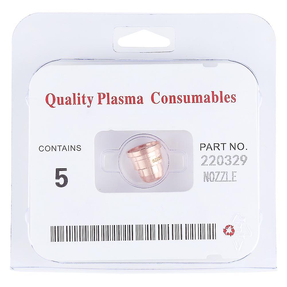 5Pcs For MAX1250 Plasma Cutter Torch Tellurium Copper Cutting Nozzle Tool Accessories 220329