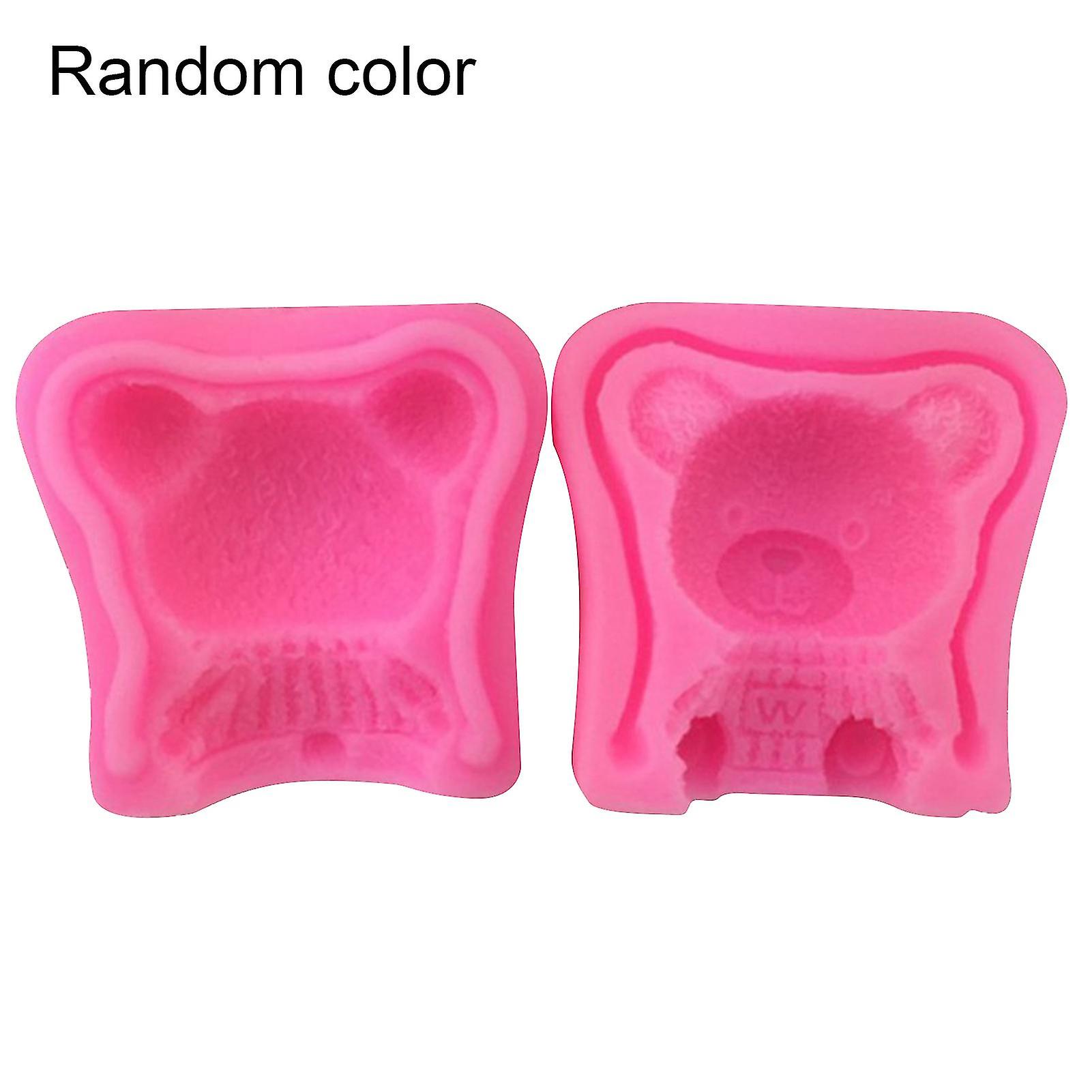 Cake Mold Convenient Multi-purpose Eco-friendly Diy 3d Bear Shape Chocolate Mold Baking Tools Q
