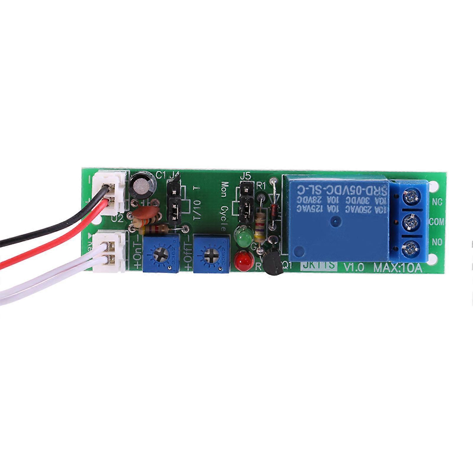 Adjustable Cycle Timer Delay On/Off Switch Relay Module (DC5V,0-30min)