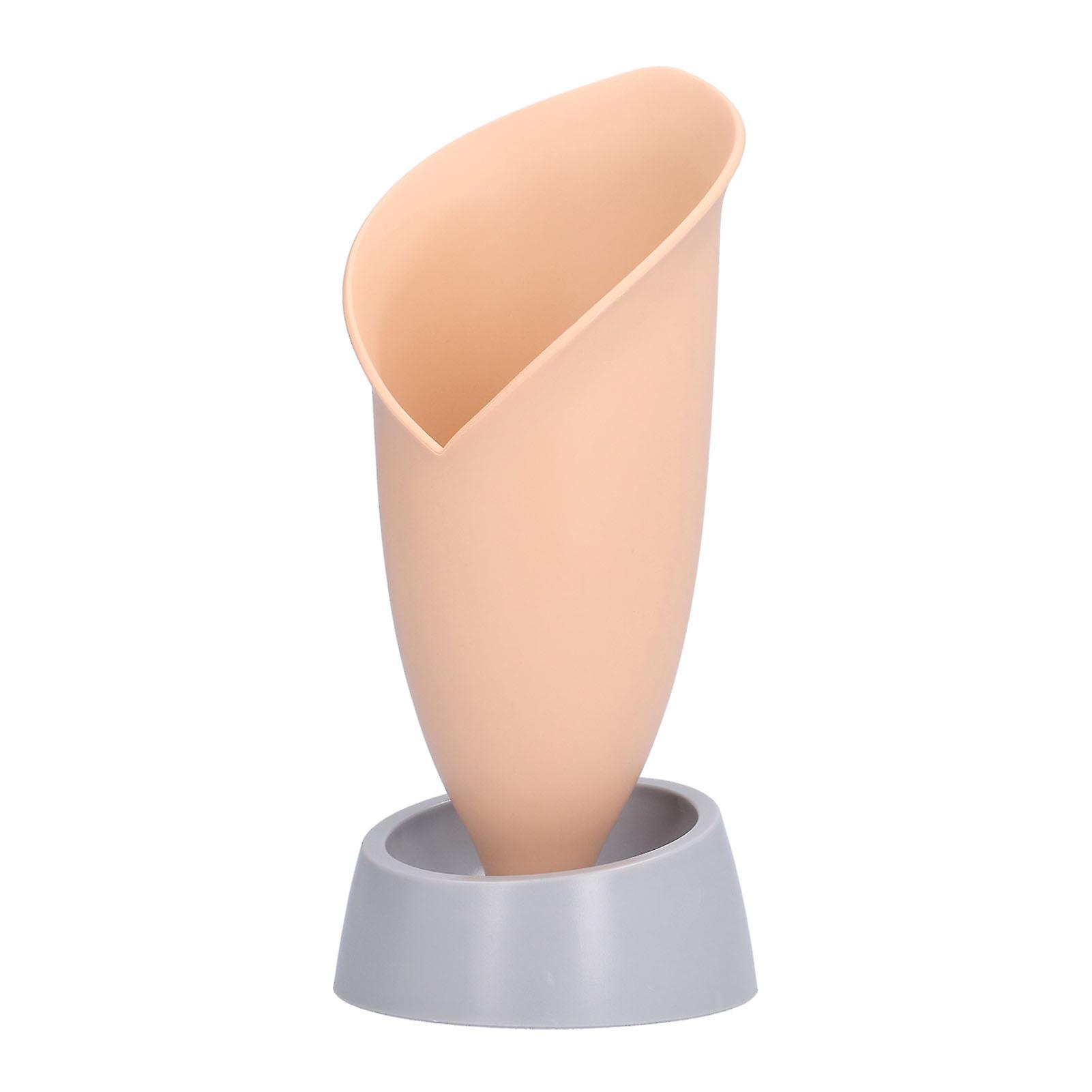 Chopstick Holder Small Fruit Plate Fork Kitchen Tableware Storage Drain Rack for Home KitchenPink