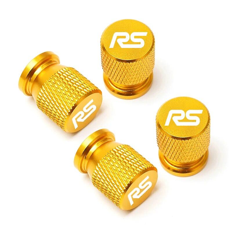 Ford Focus Mk2 Mk3 Mk4 Mondeo Fiesta Rs auton pyörä Renkaan venttiilin suojukset Renkaan varren kannet Ilmapöly Vedenpitävät auton lisävarusteet - moottoriajoneuvon pyörän osat