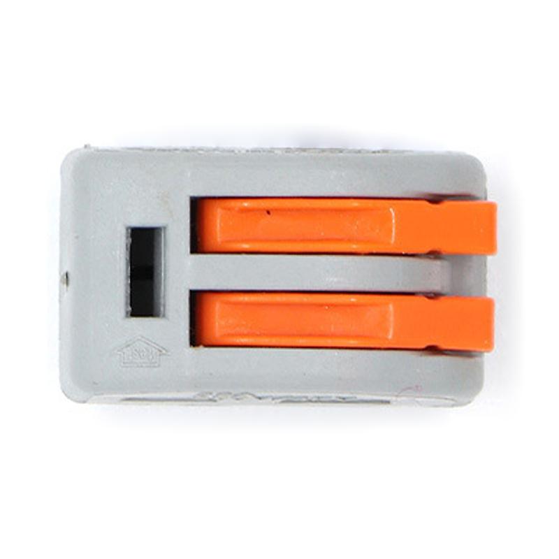20Pcs Quick Connect Terminal Connector Great Electrical Conductivity Flexible Hard Split Wire Terminal Connector PCT 212 