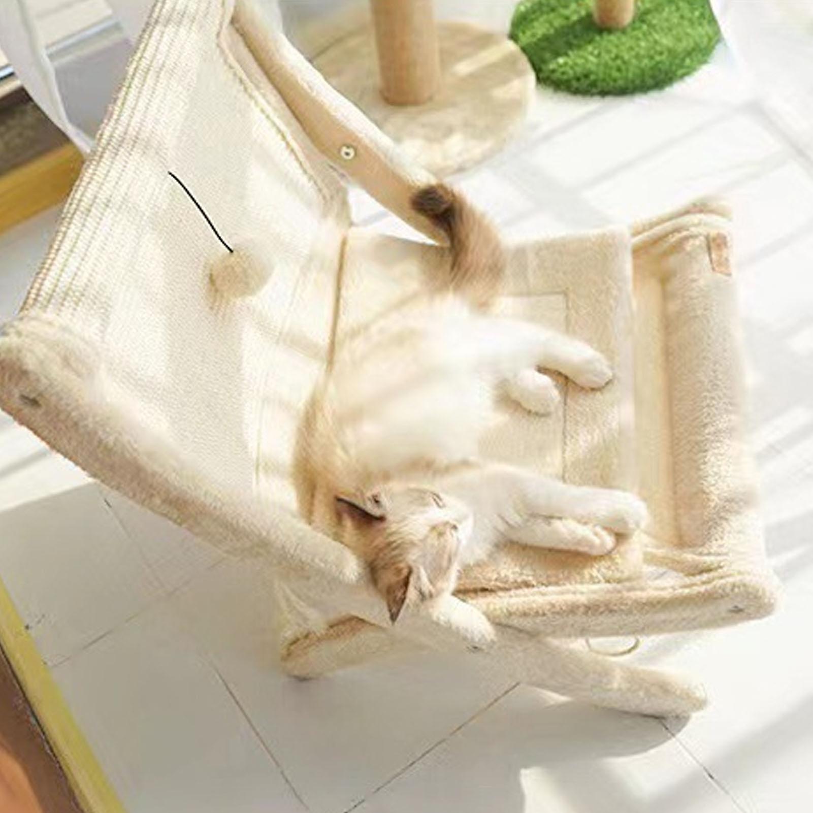 Sofa Shape Cat Scratcher Sisal Multifunctional Cat Scratcher Bed for 4 Seasons 