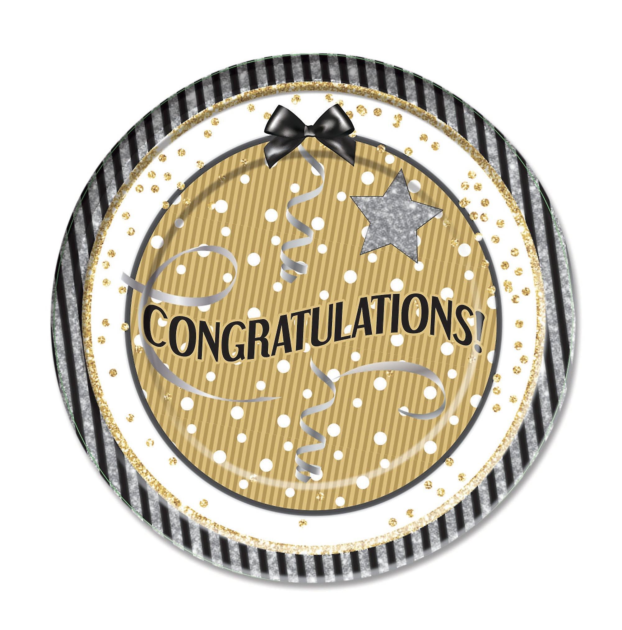 Congratulations Large Plates X79899