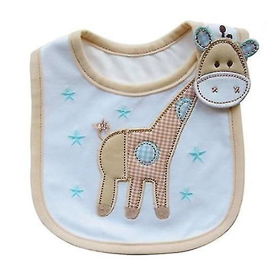 E Cute Cartoon Pattern Waterproof Burp feeding Bibs