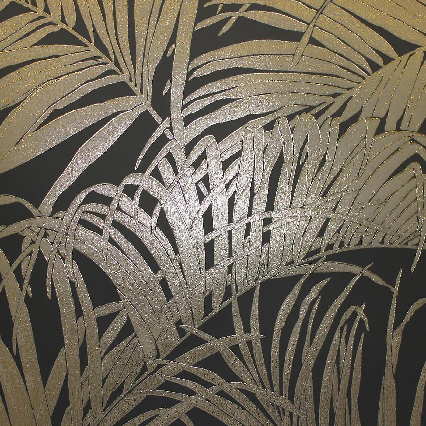 Kiss Foil Palm Leaf Black Bronze