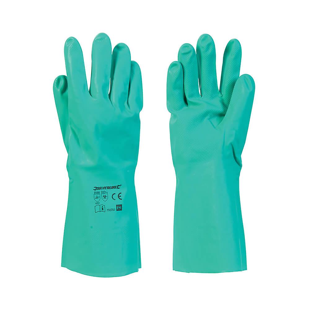 Silverline Puncture Resistant High Dexterity Nitrile Gauntlets