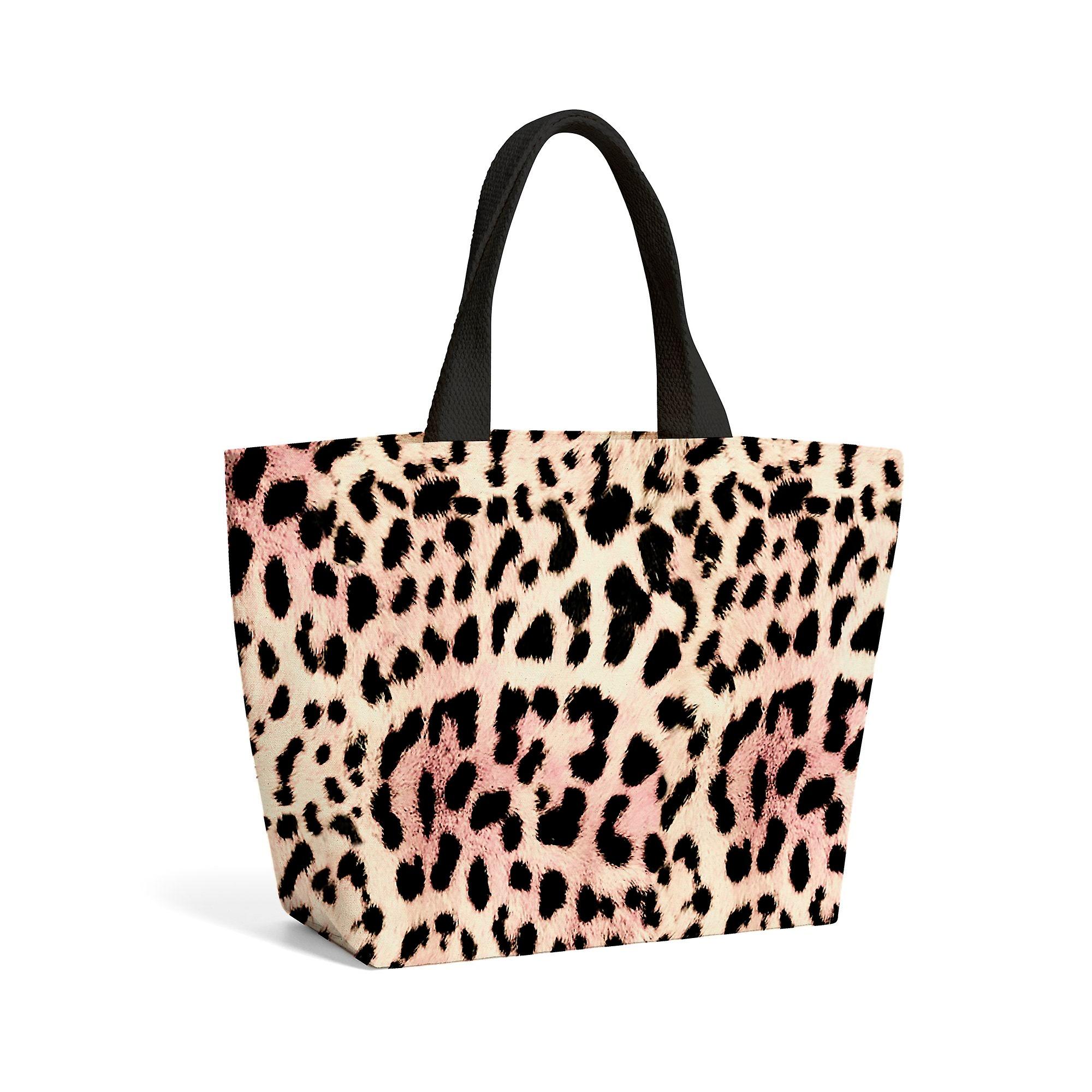 Leopard Hide Beach Shopper Tote Bag