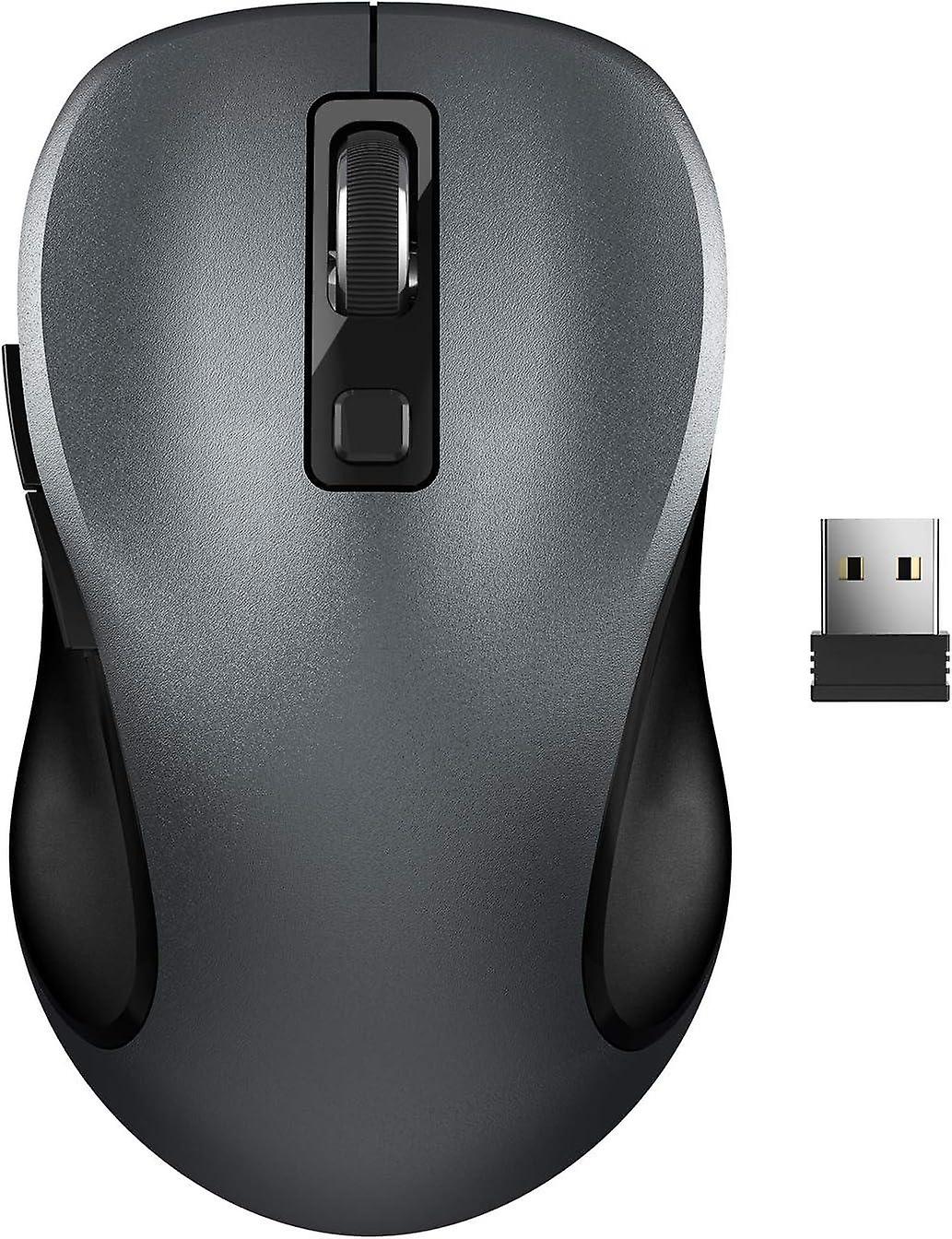 Wireless Mouse with Nano Receiver Adjustable DPI Valuesfor Windows,Mac