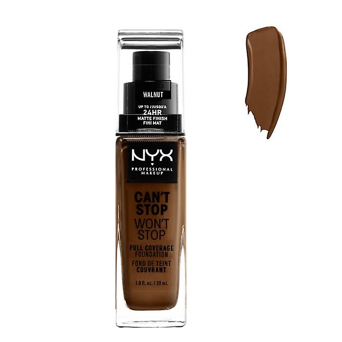 Nyx Can ́t Stop Won't Stop Foundation Walnuss 30ml
