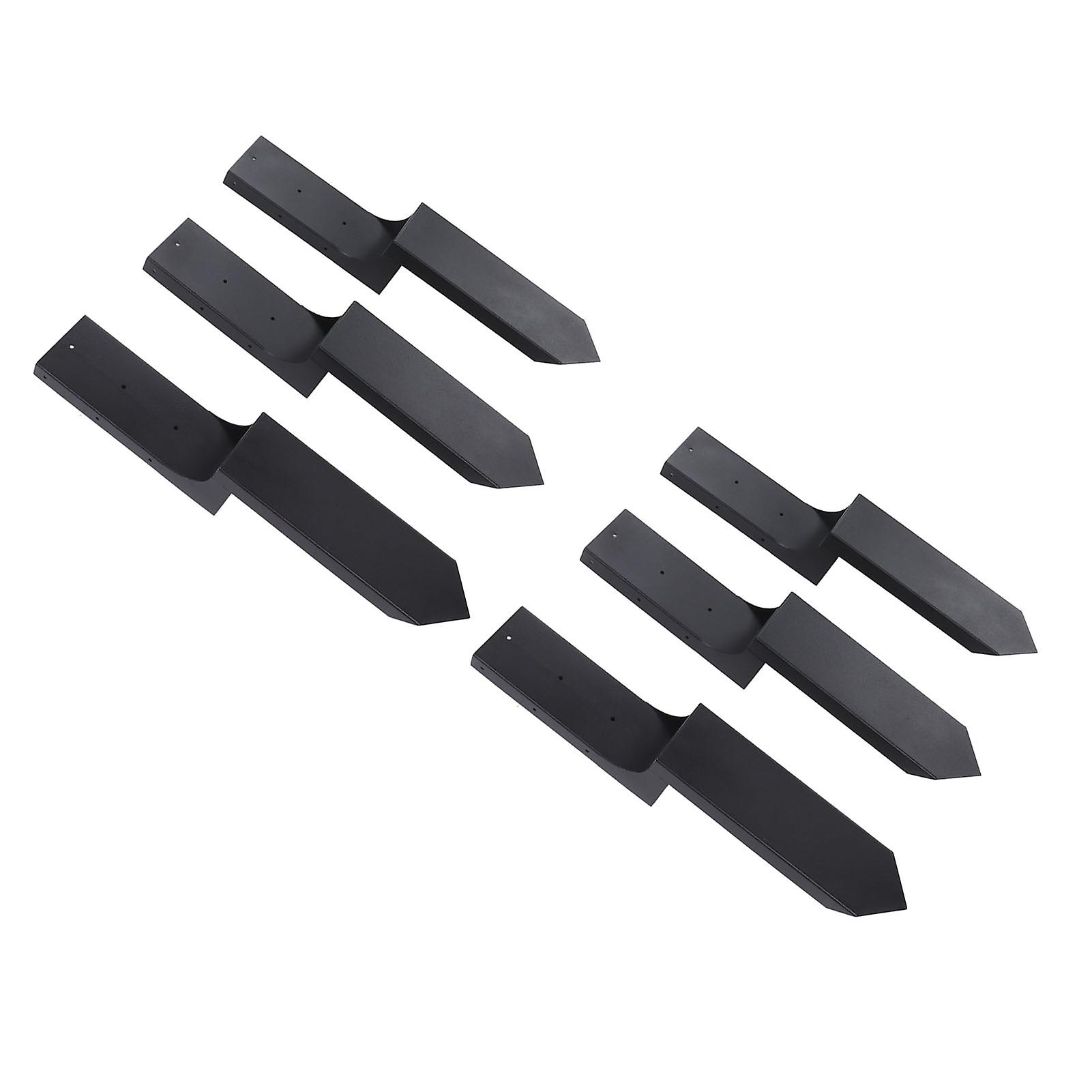 6PCS Fence Post Repair Stakes Steel Fence Anchor Support Ground Spike with Accessories