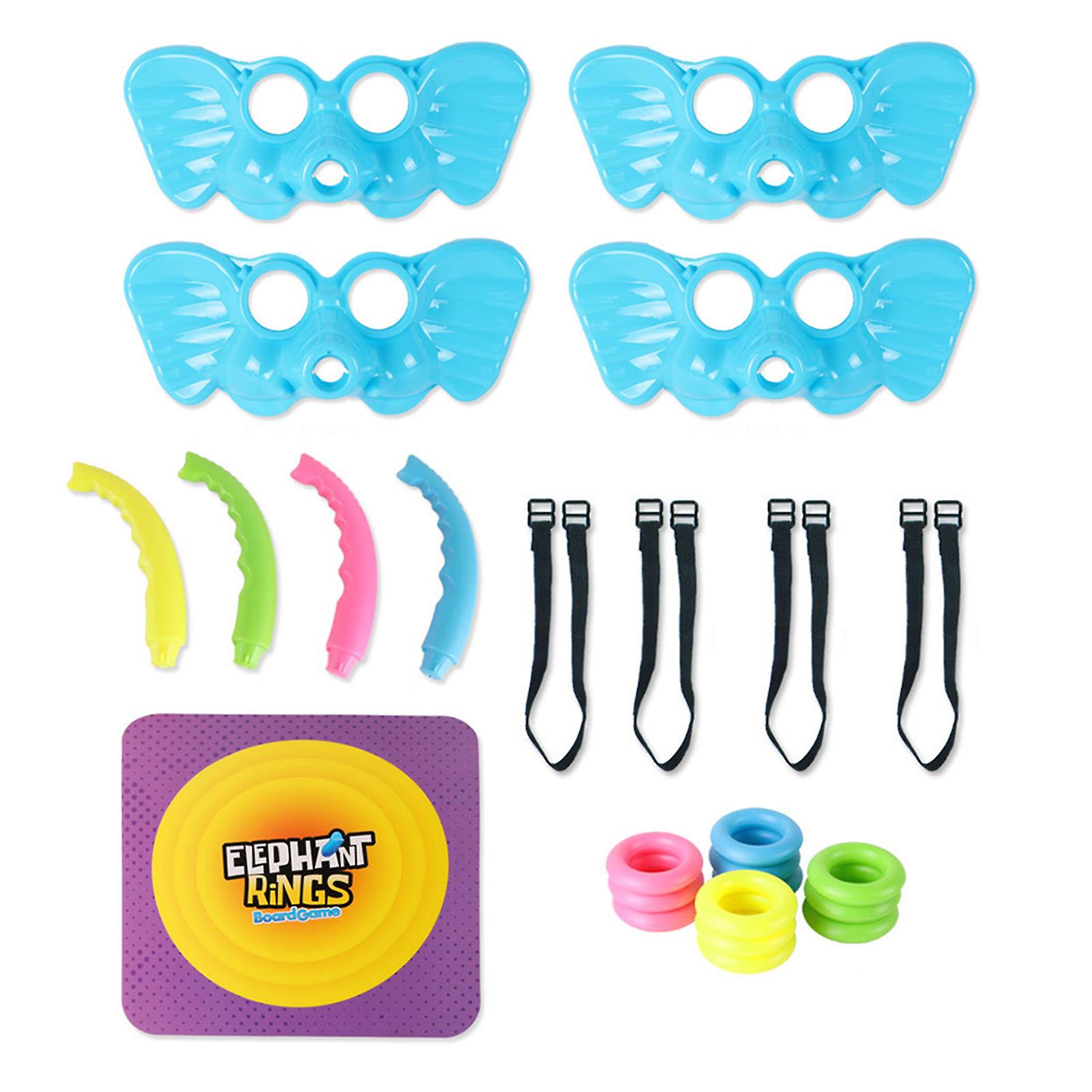 Elephant Rings Toss Game Toy Easy to Use Rings Tossing Game for Boys Girls Children