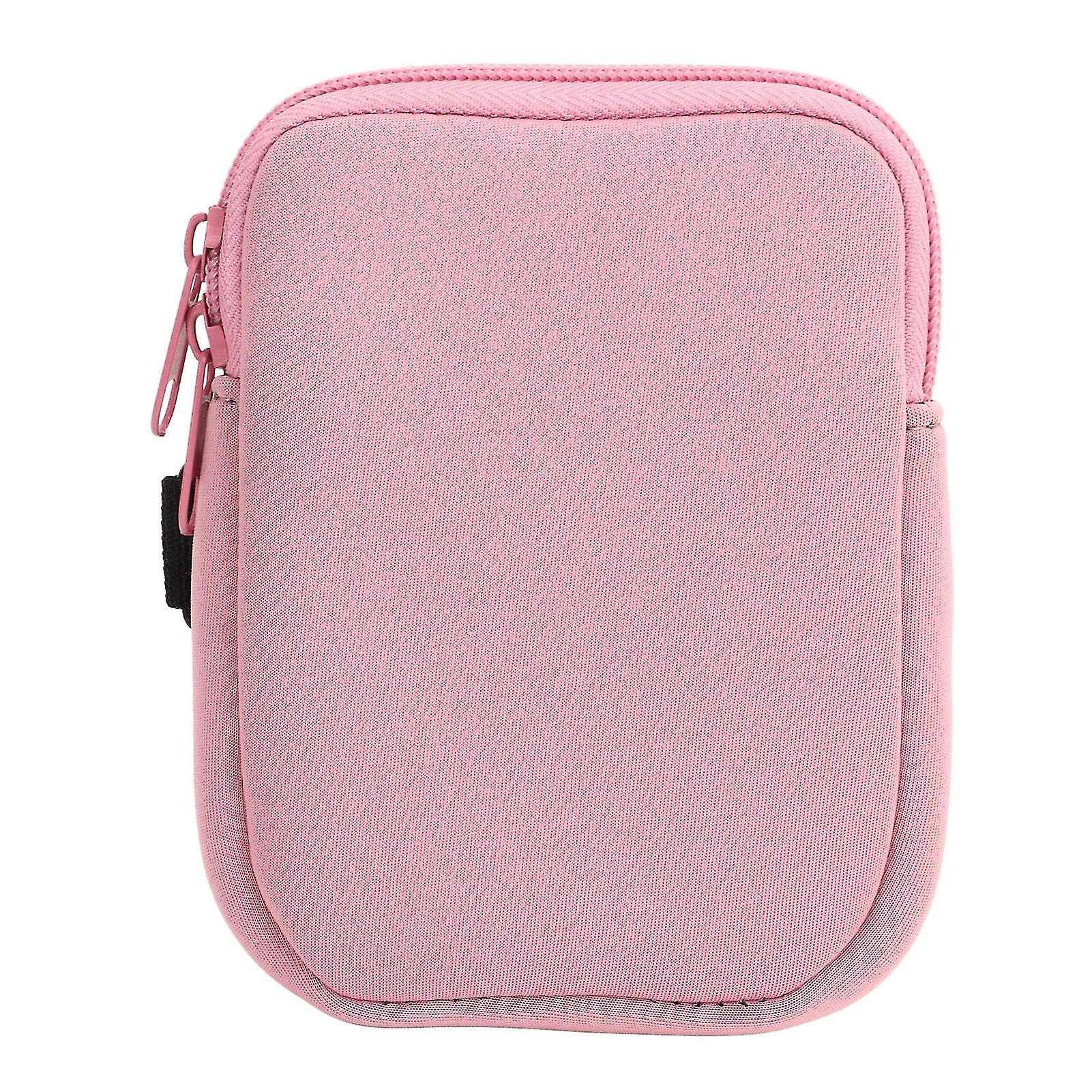 Water Bottle Pouch - Lightweight Universal Single Pocket Pink Diving Material