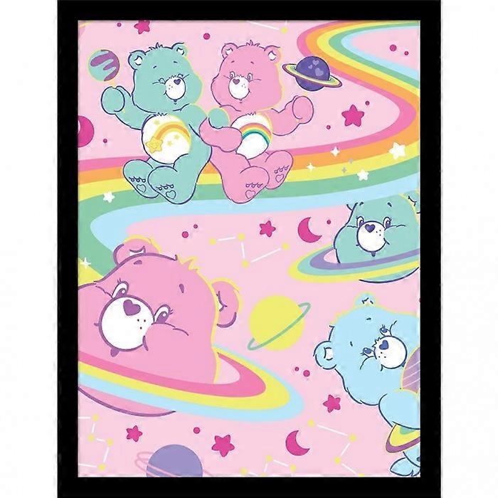Care Bears Space Rainbow Rainbow Framed Poster