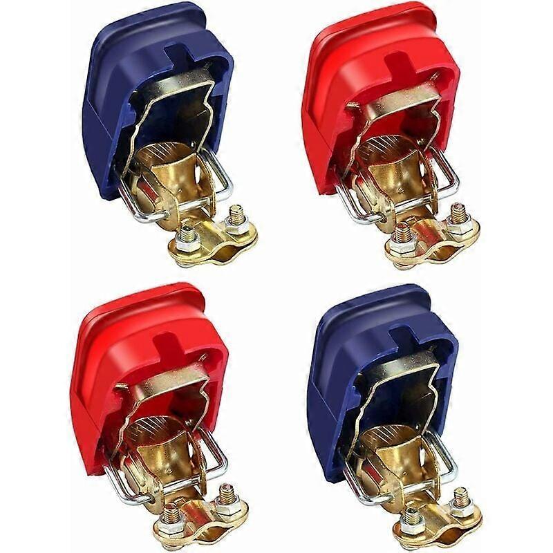 2 Pairs of Quick Battery Terminals, 12V Quick Battery Connector, Suitable for Cars, Trucks, Ships