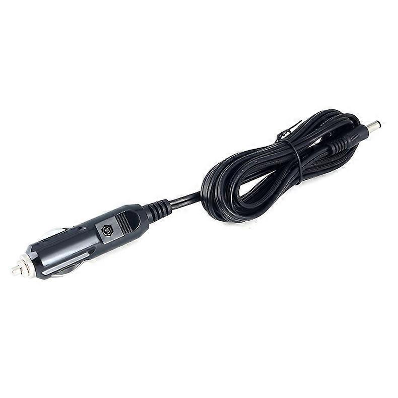 12V DC for car cooler, mini fridge, cigarette, 3m power cable, (black)