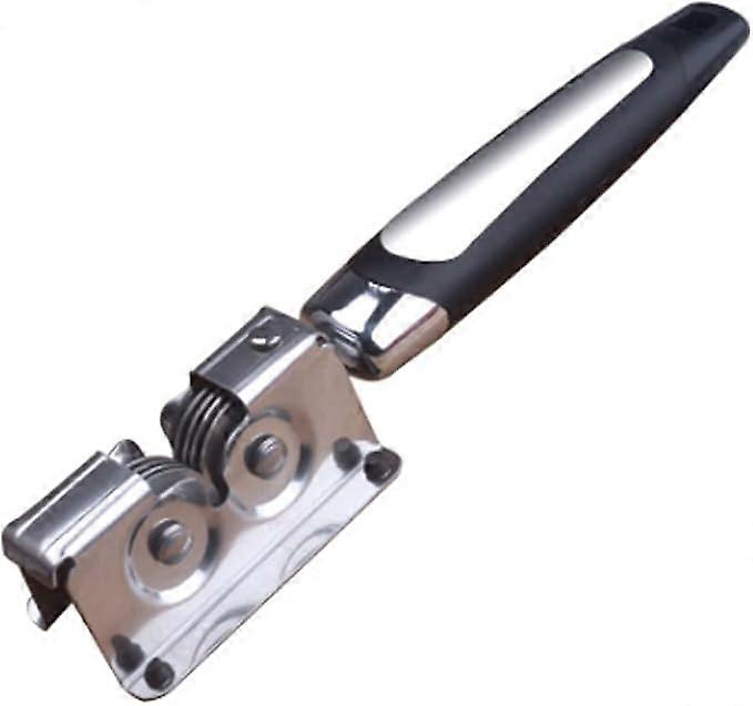 Knife Sharpener Handheld Kitchen Knife Sharpener Manual Sharpening Stainless Steel Wheels Quick Edge Knife Sharpener with Anti Skid Base