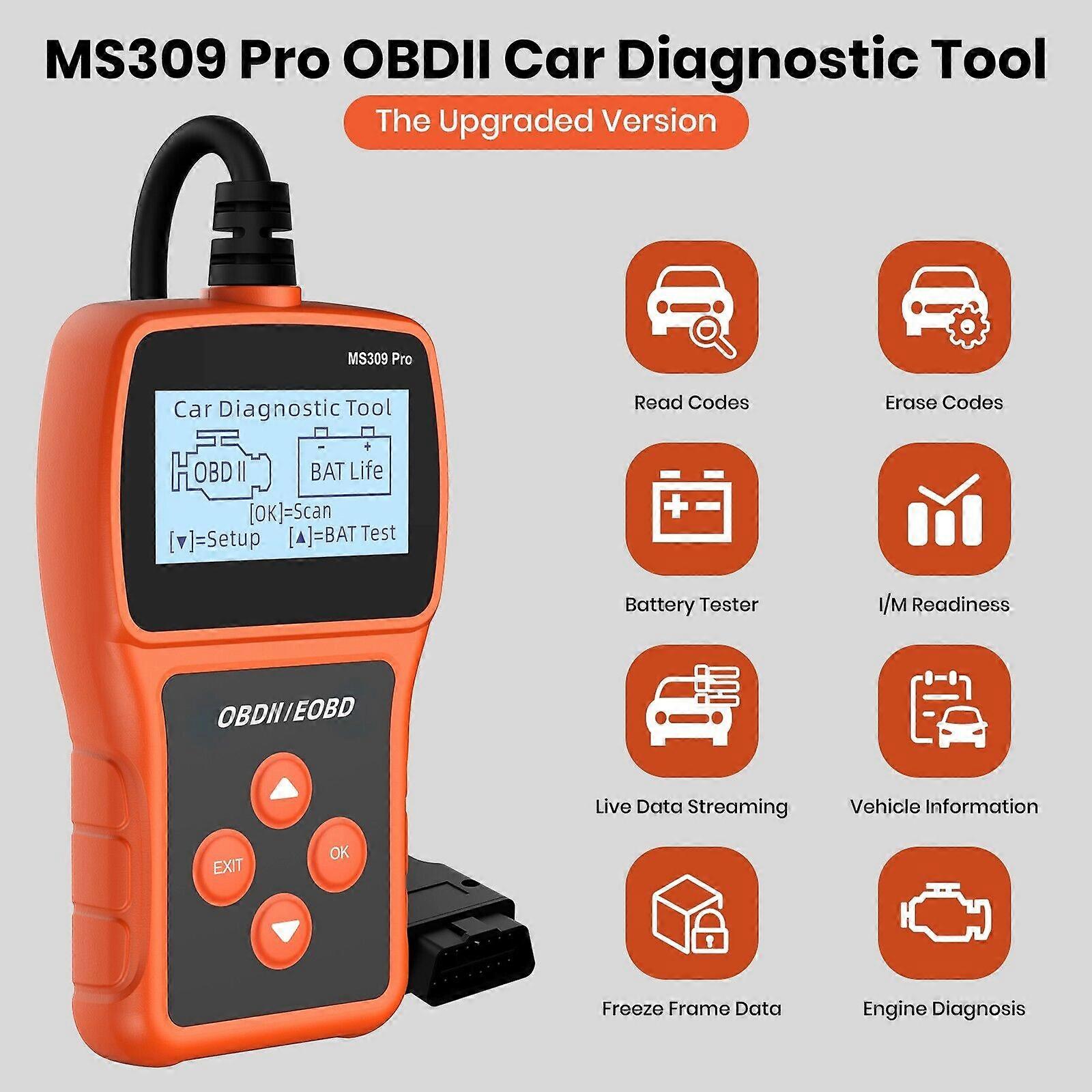 Automotive OBD2 Scanner OBD Code Reader Auto Diagnostic Tool Check Engine Fault Nr. 49375