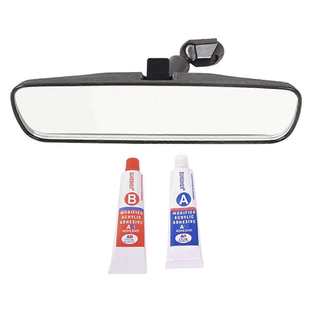 8" Black Rear View Mirror Interior On Car Replacement Day Night Universal A0364A0007