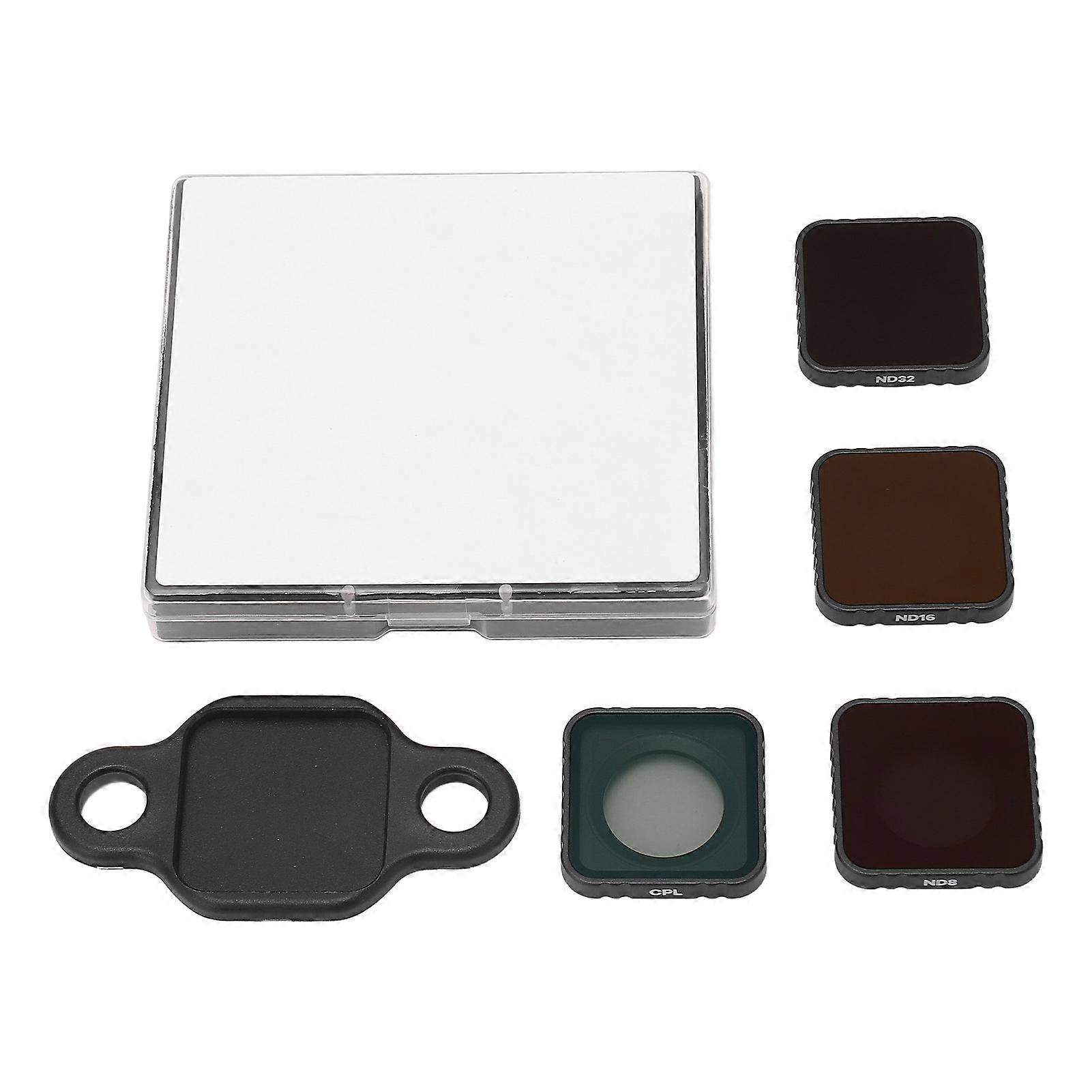 4 In 1 Action Camera Lens Filter Set Optical Glass Waterproof Anti Fog Cpl Nd8 16 32 Neutral Density Filter With Storage Box For Insta360 Ace Pro