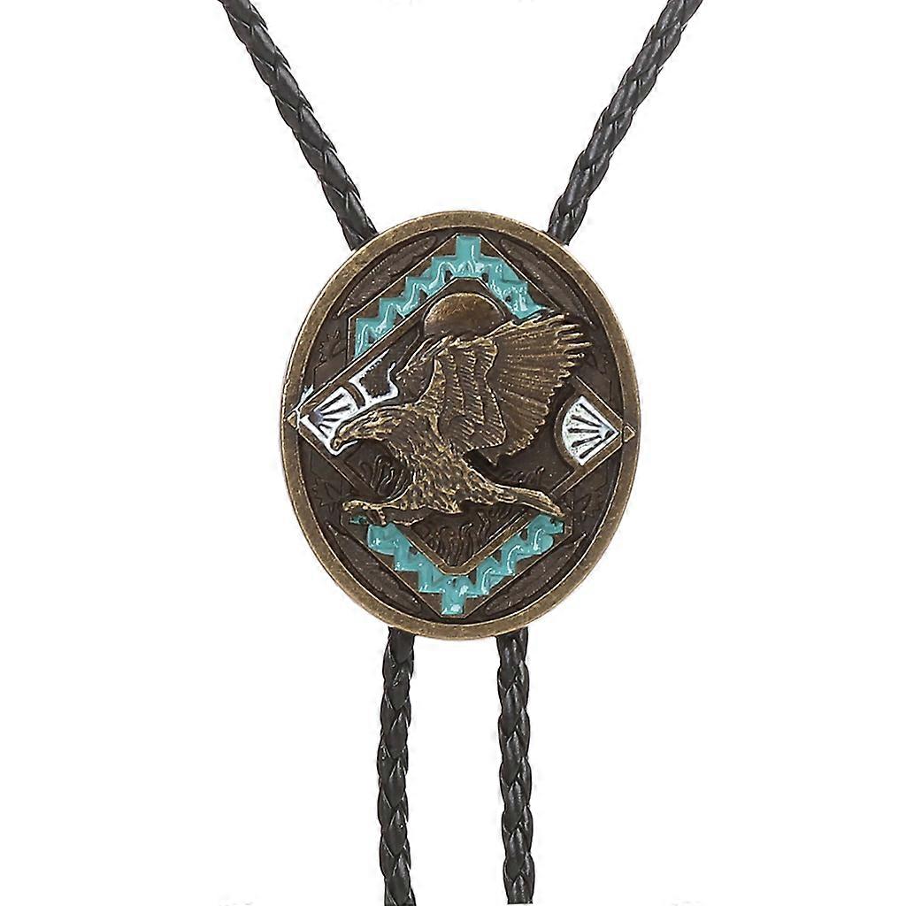Indian Totem Eagle Bolo Tie