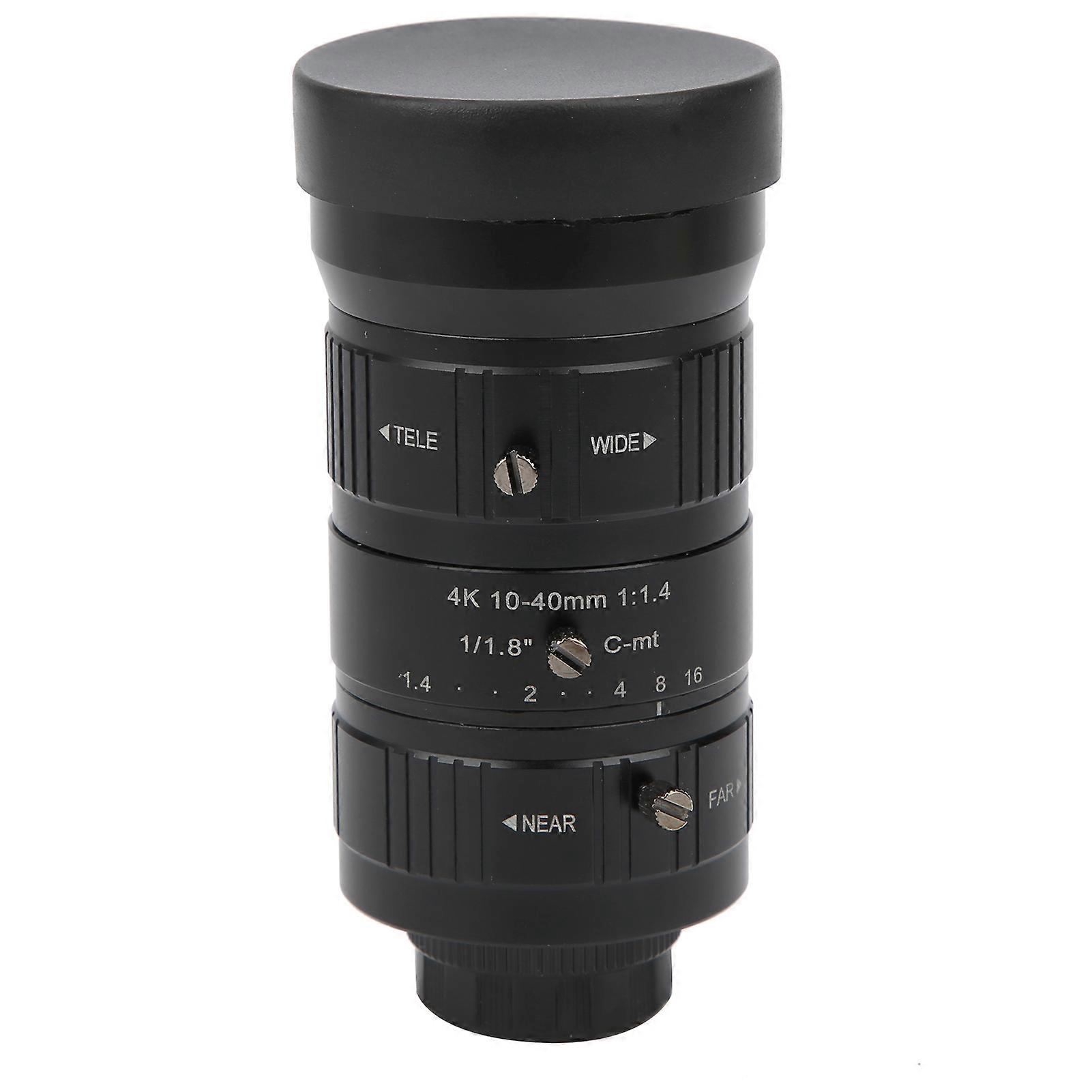 4k 8mp Hd Industrial Lens C Mount 1040mm Manual Zoom Automatic Aperture For Security Camera