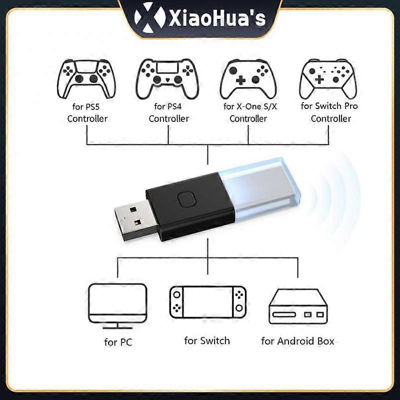 USB compatible handle receiver, multi compatible, anti interference, gamepad converter